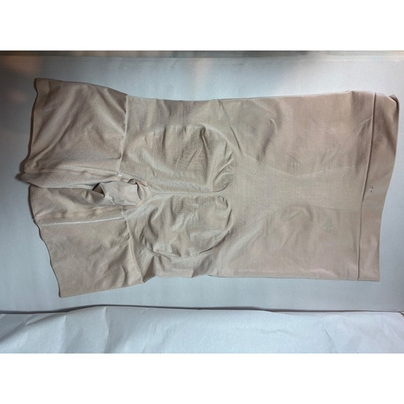 SPANX High Waist Power Shorts Shapewear Beige Open Gusset size M - Picture 4 of 6